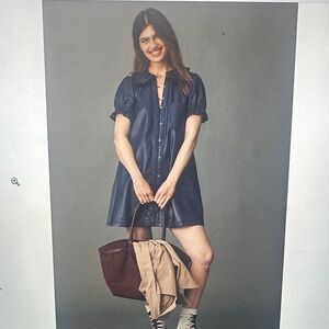 Pilcro Navy Blue Dress